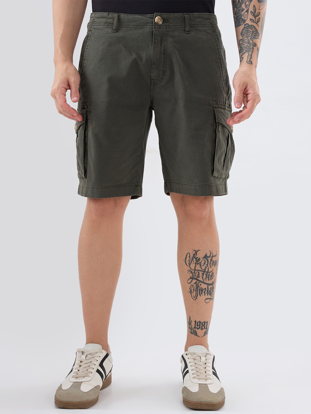 CORE OVERDYED CANVAS SHORTS