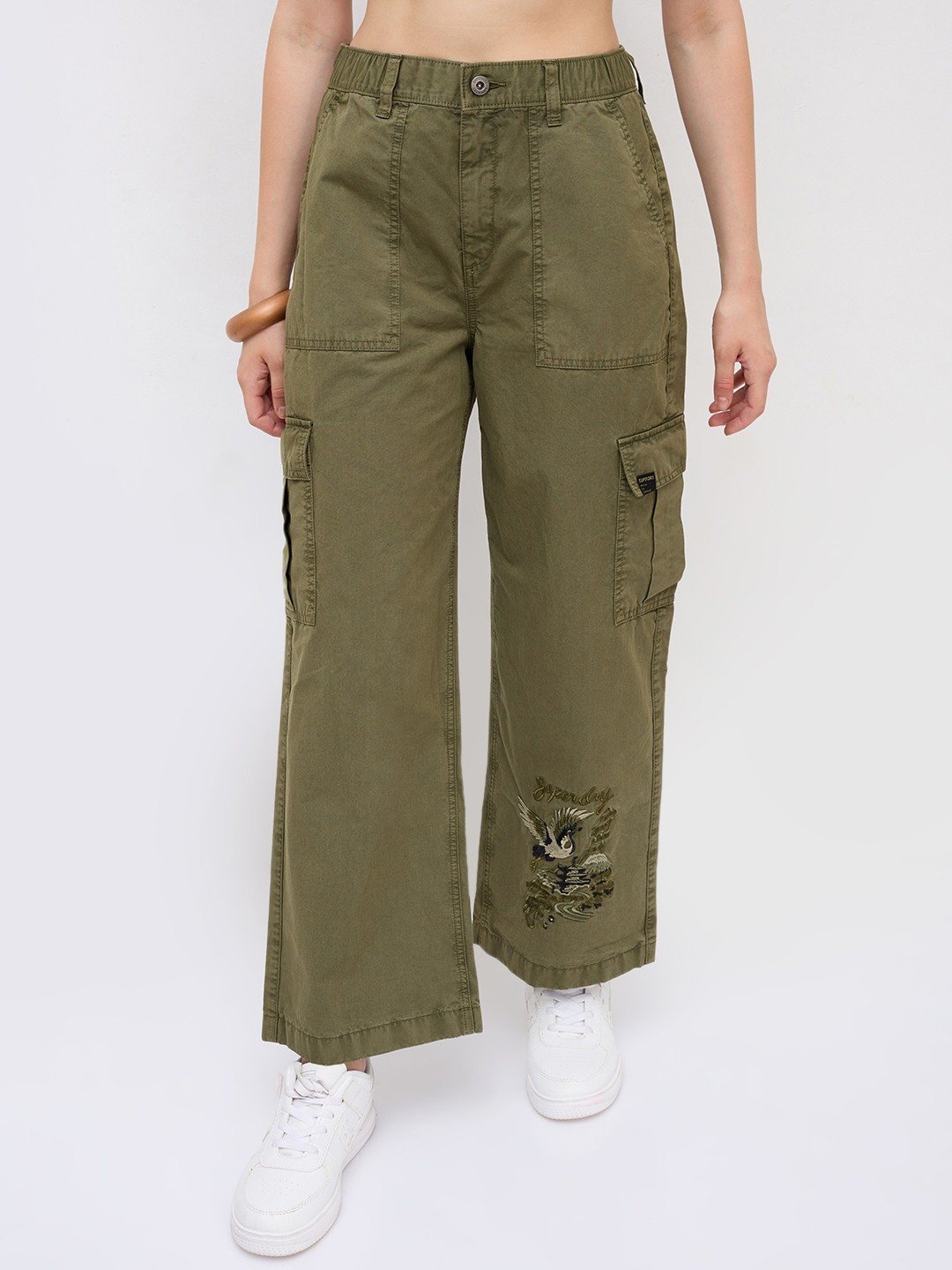 KYOTO EMBROIDERED TROUSERS