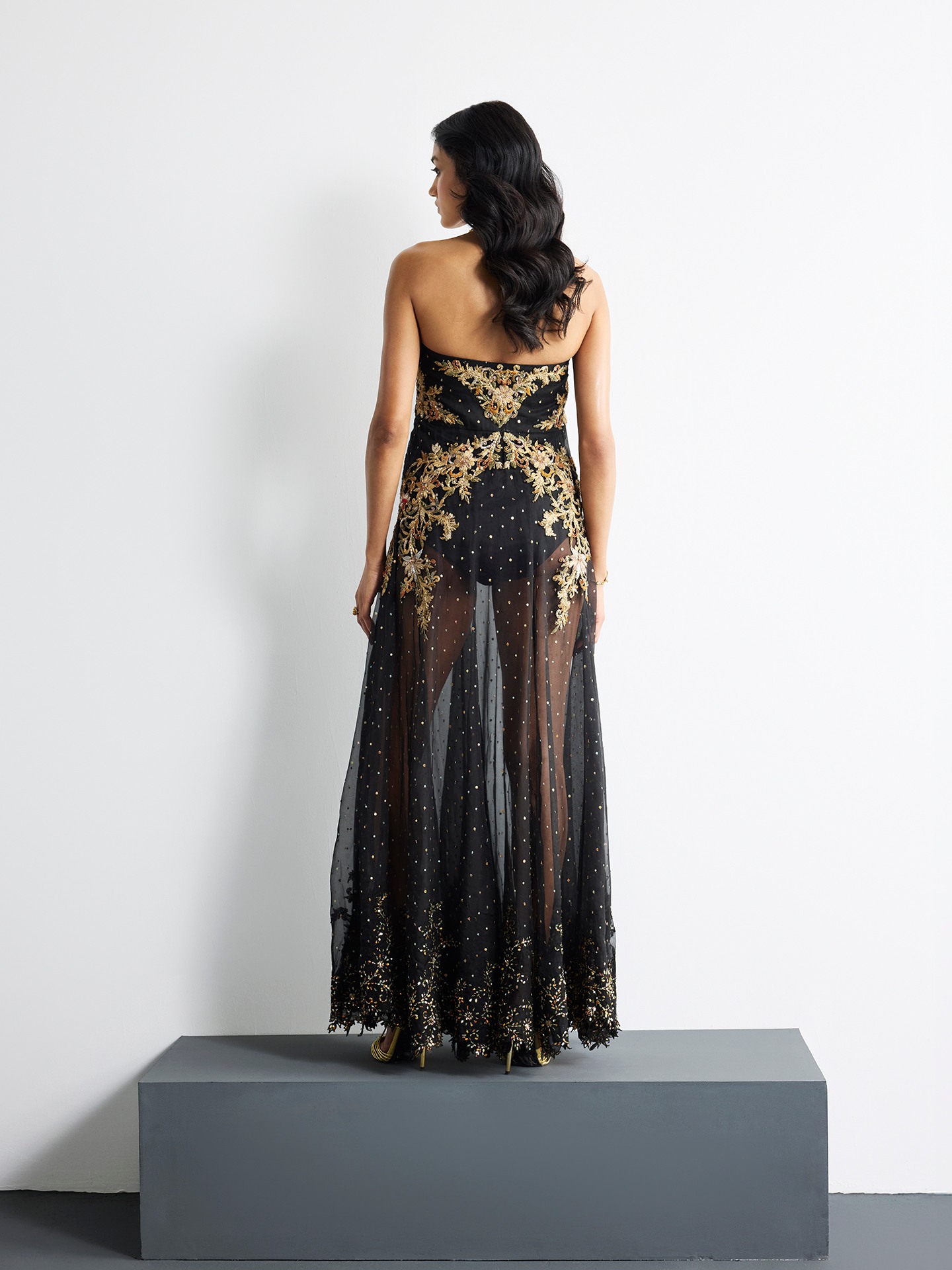 Black Multi Juliet Dress