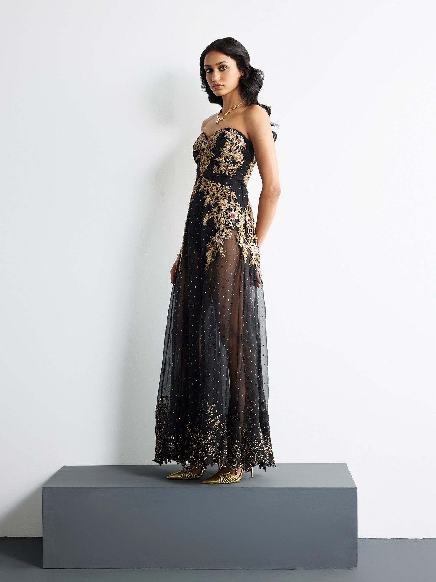 Black Multi Juliet Dress
