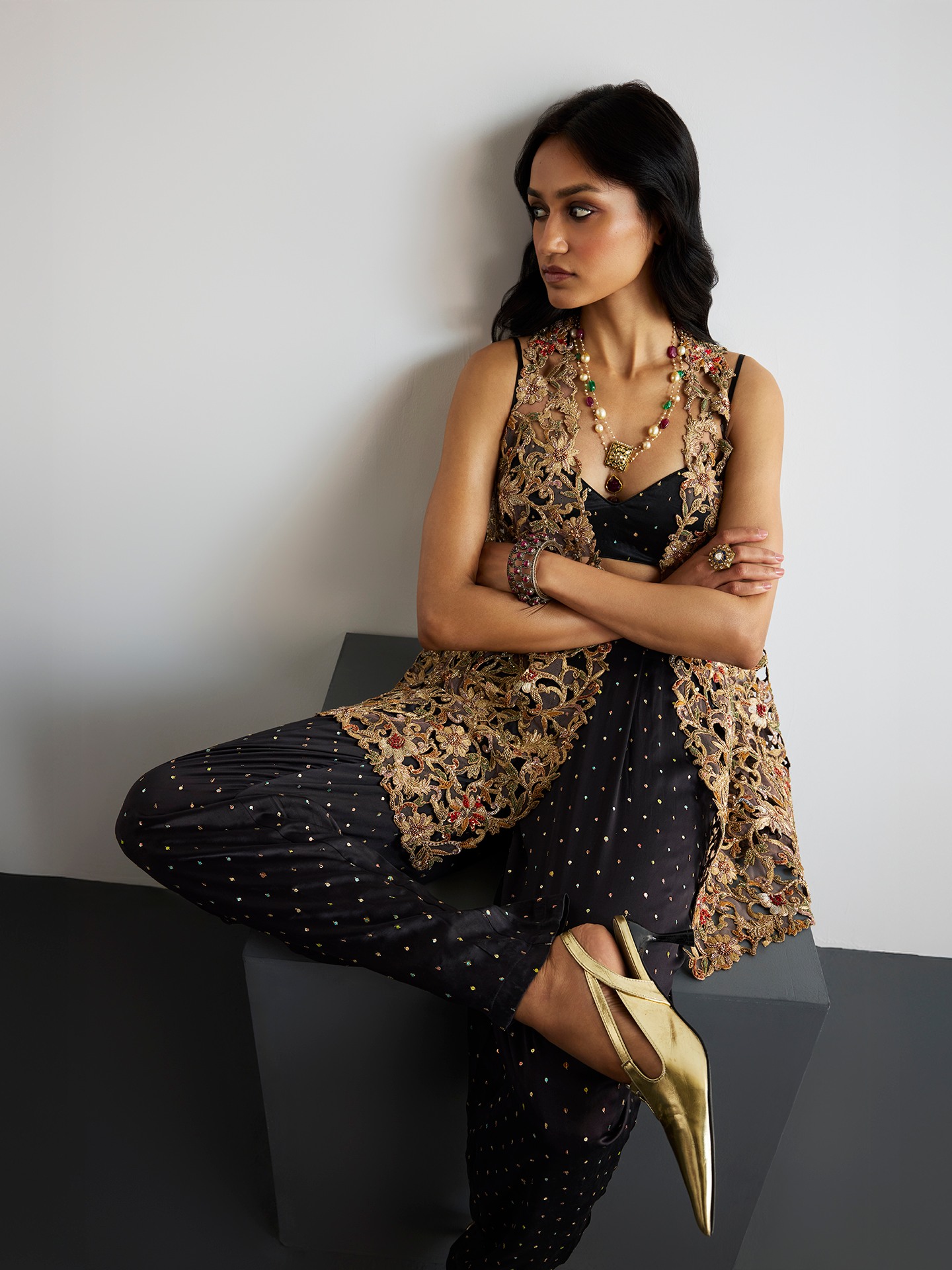 Black Multi Juliet Ensemble