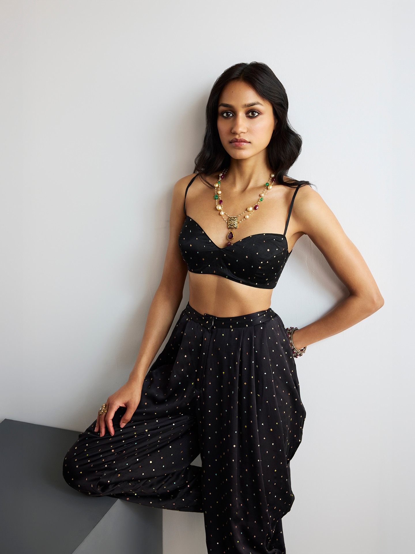 Black Multi Juliet Ensemble