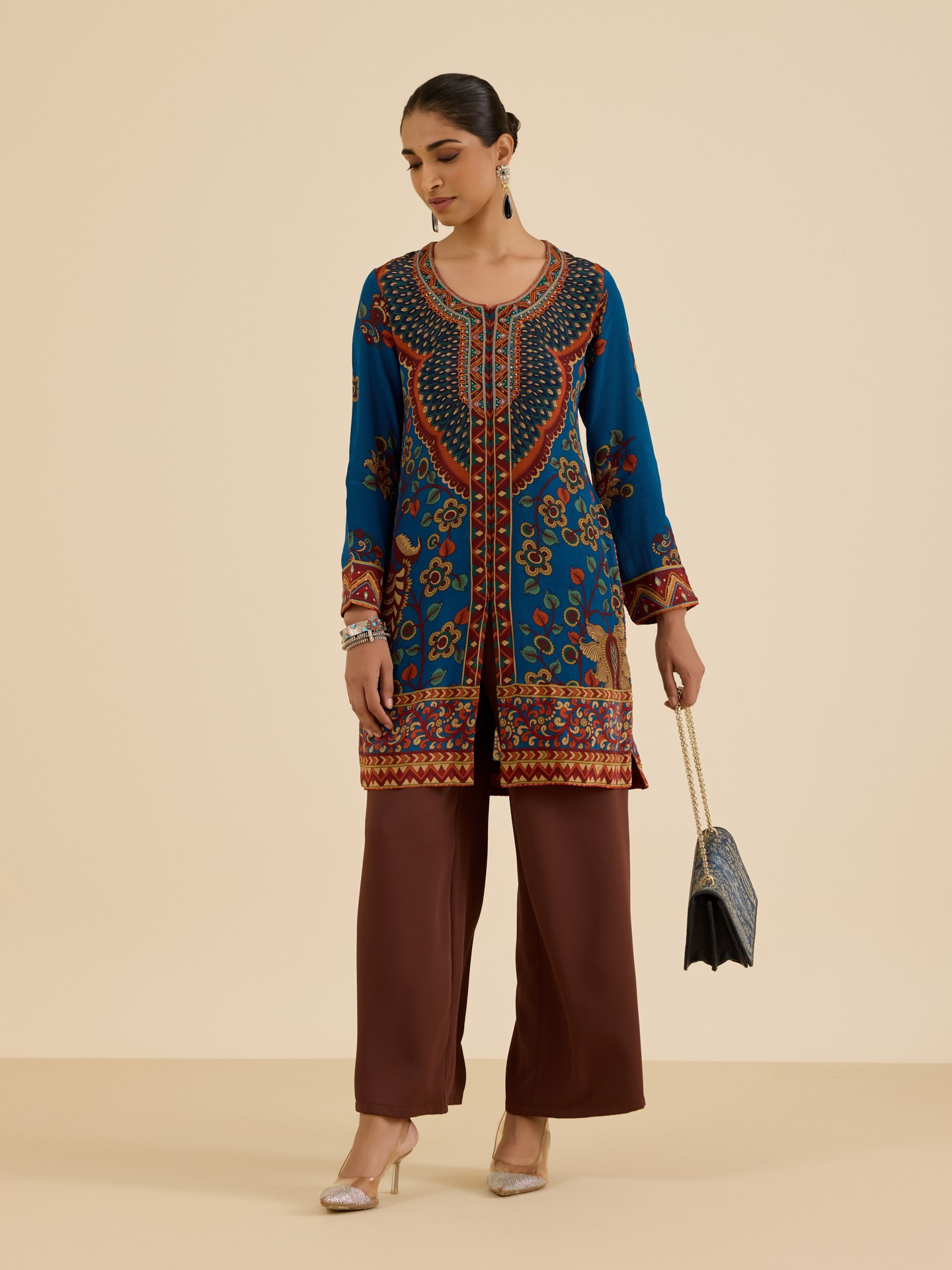 Indigo Temple Kurti