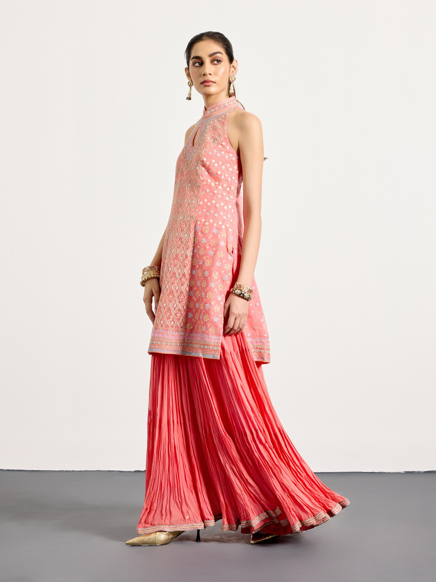 Coral Kashish Suit