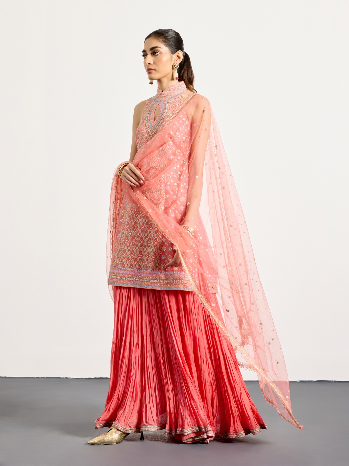 Coral Kashish Suit