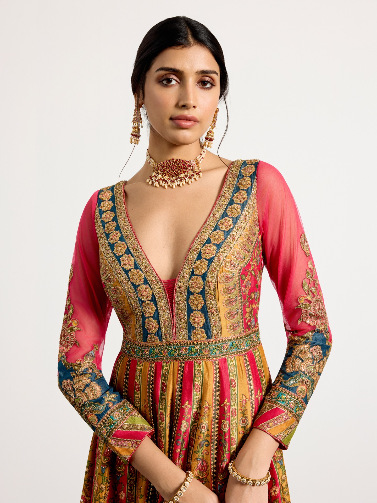 Fuschia Multi Mauricia Suit