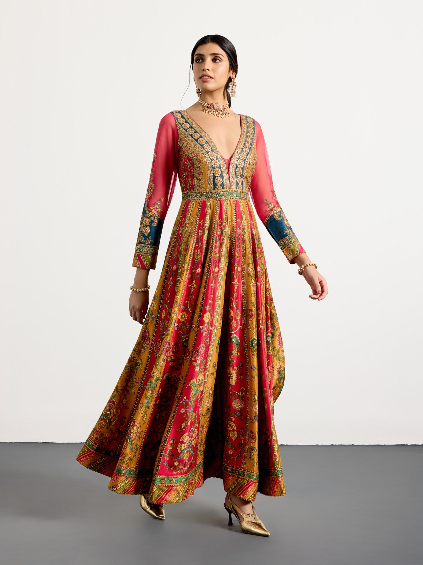 Fuschia Multi Mauricia Suit