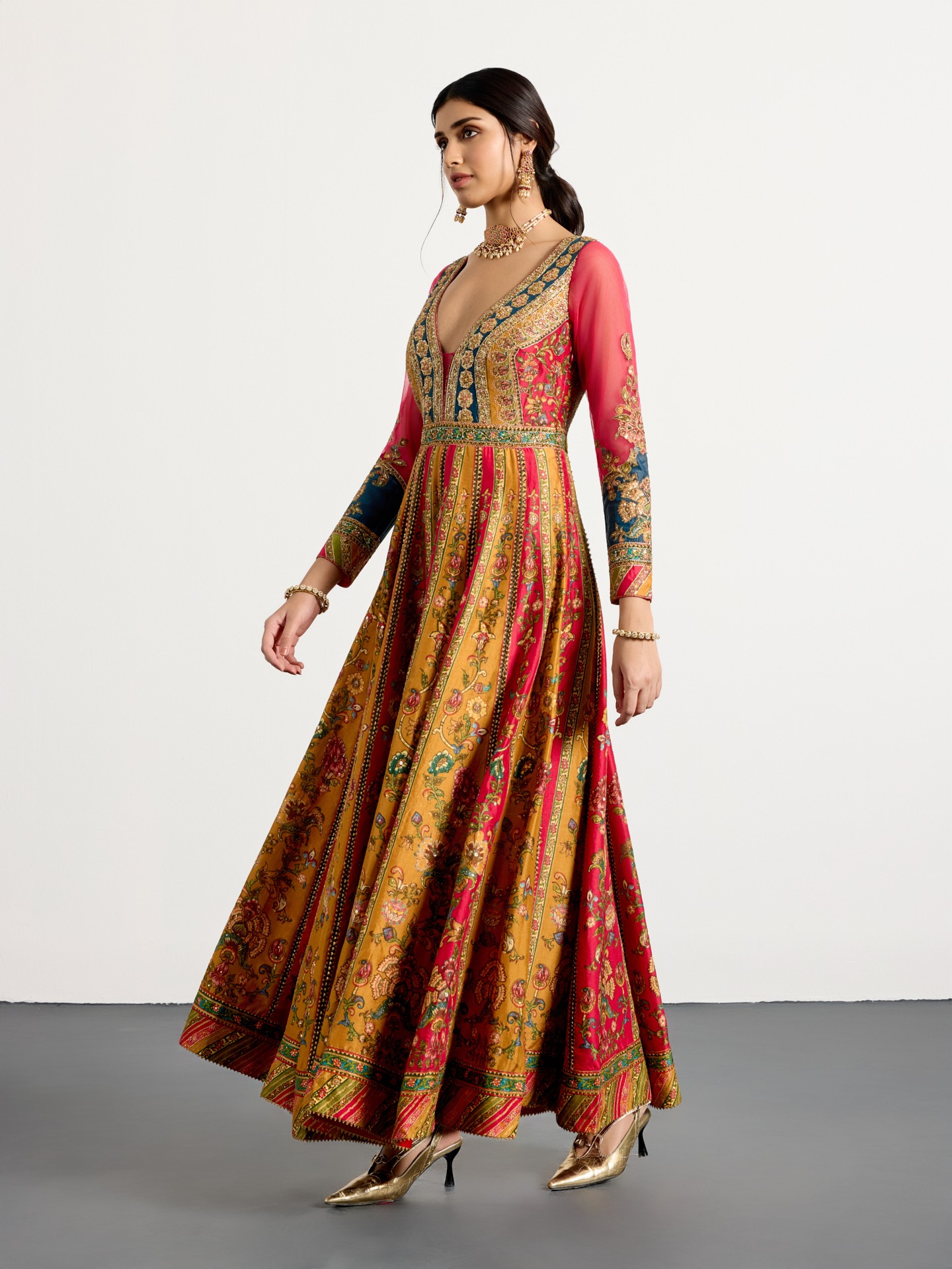 Fuschia Multi Mauricia Suit