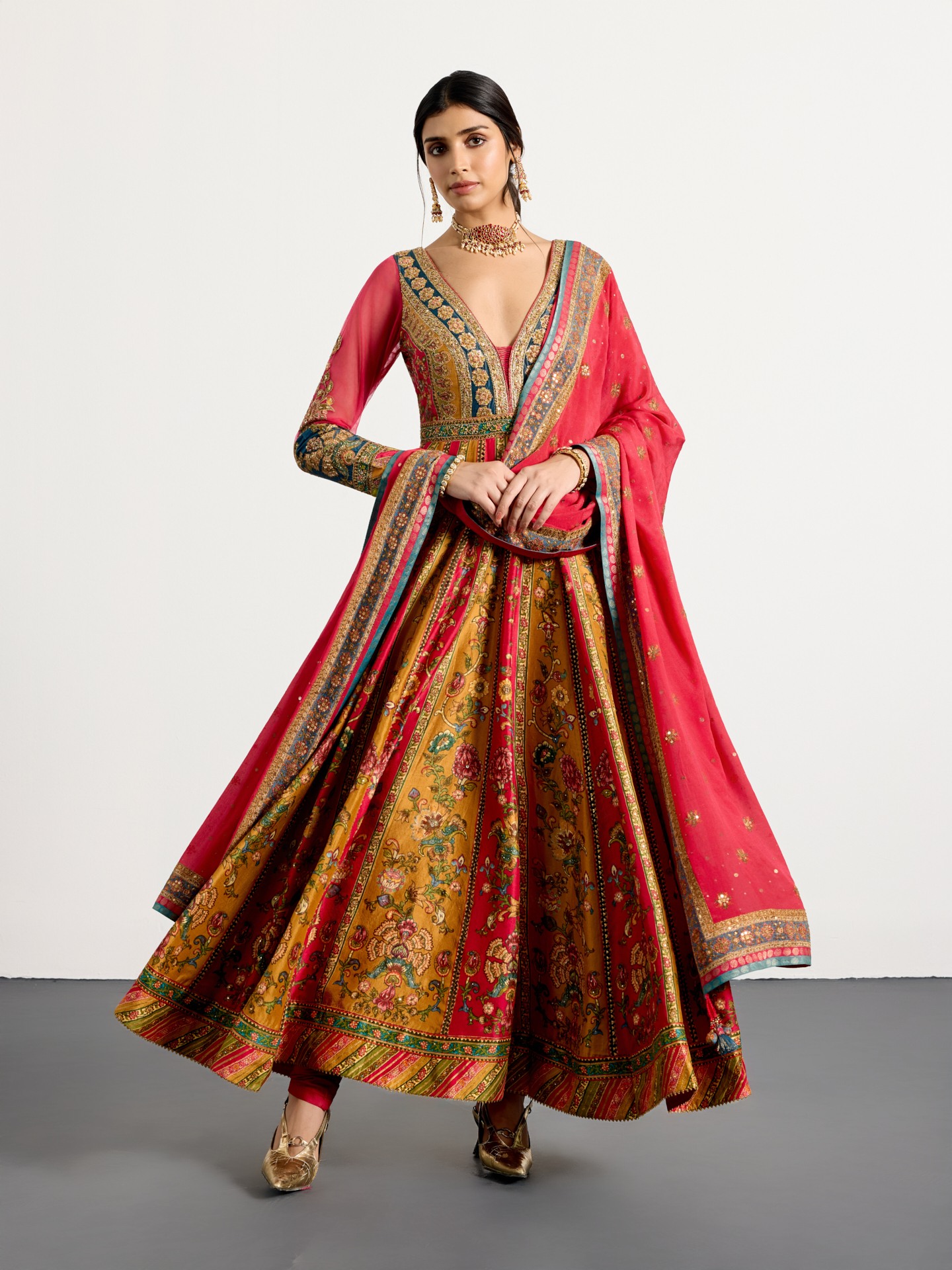 Fuschia Multi Mauricia Suit