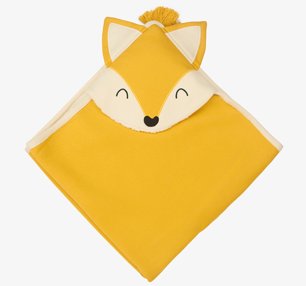 Hooded With One Side Shrapa Blanket - Fox