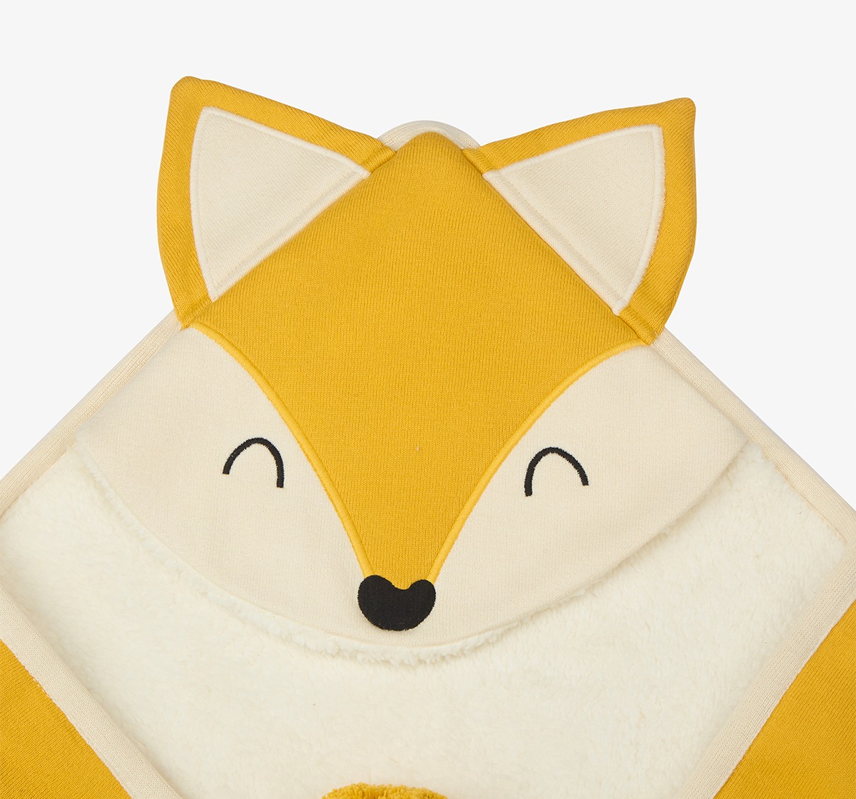 Hooded With One Side Shrapa Blanket - Fox