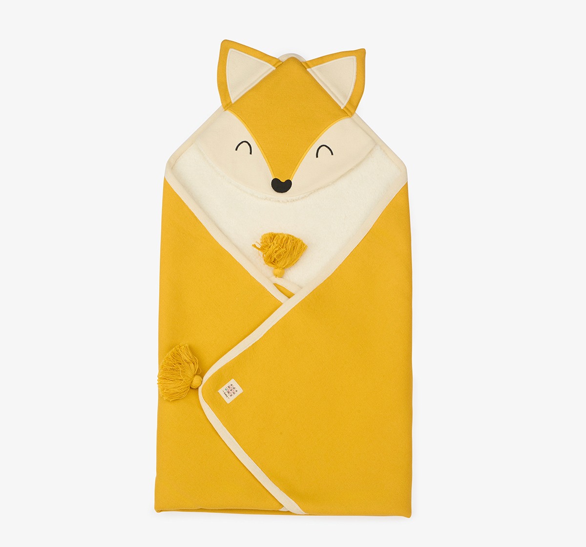 Hooded With One Side Shrapa Blanket - Fox