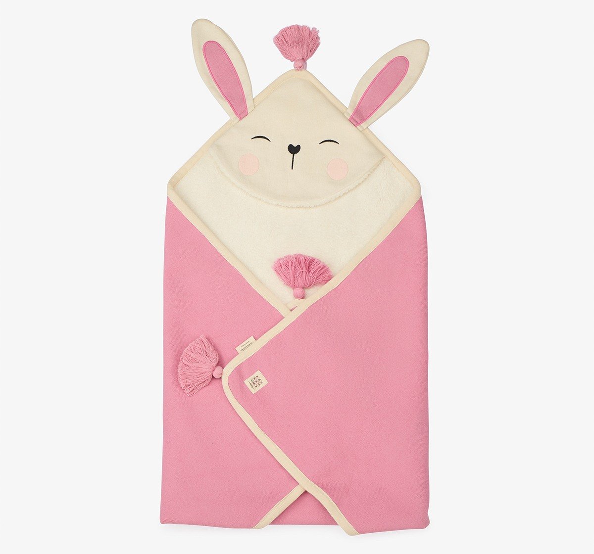 Hooded With One Side Shrapa Blanket - Bunny