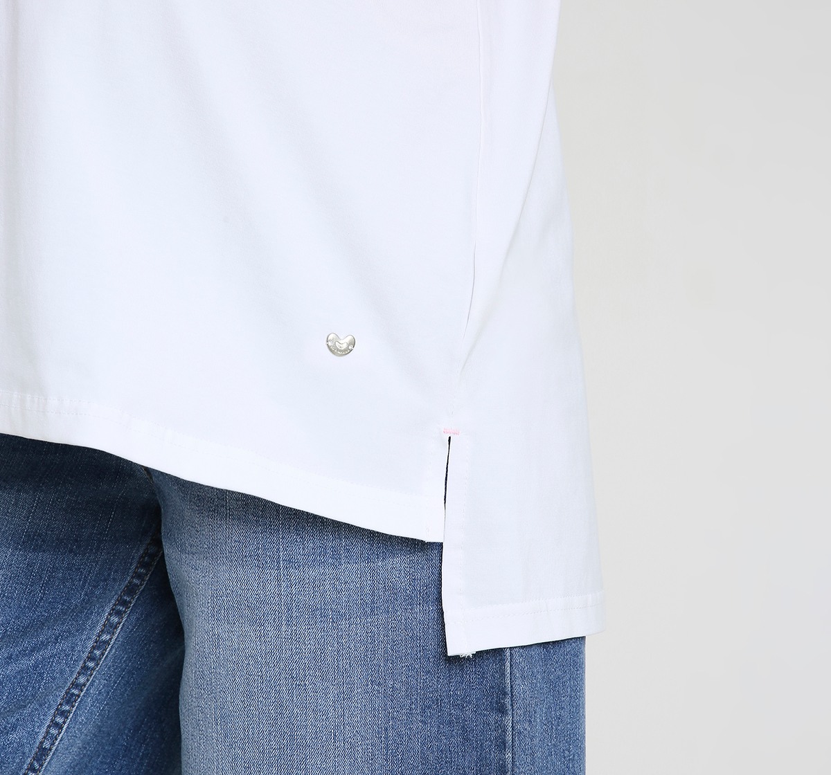 Maternity T-Shirt Short Sleeves Typography or Slogan Print White