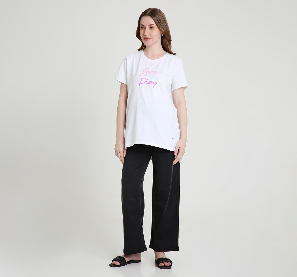 Maternity Jeans  Solid Black