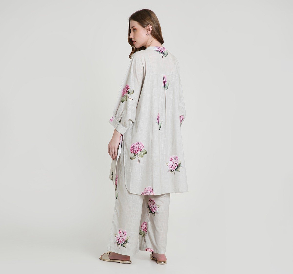 Maternity Clothing Sets 3/4 Sleeves Floral Print Multi