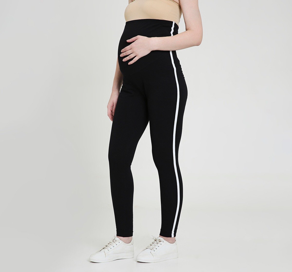 Maternity Leggings  Solid Black
