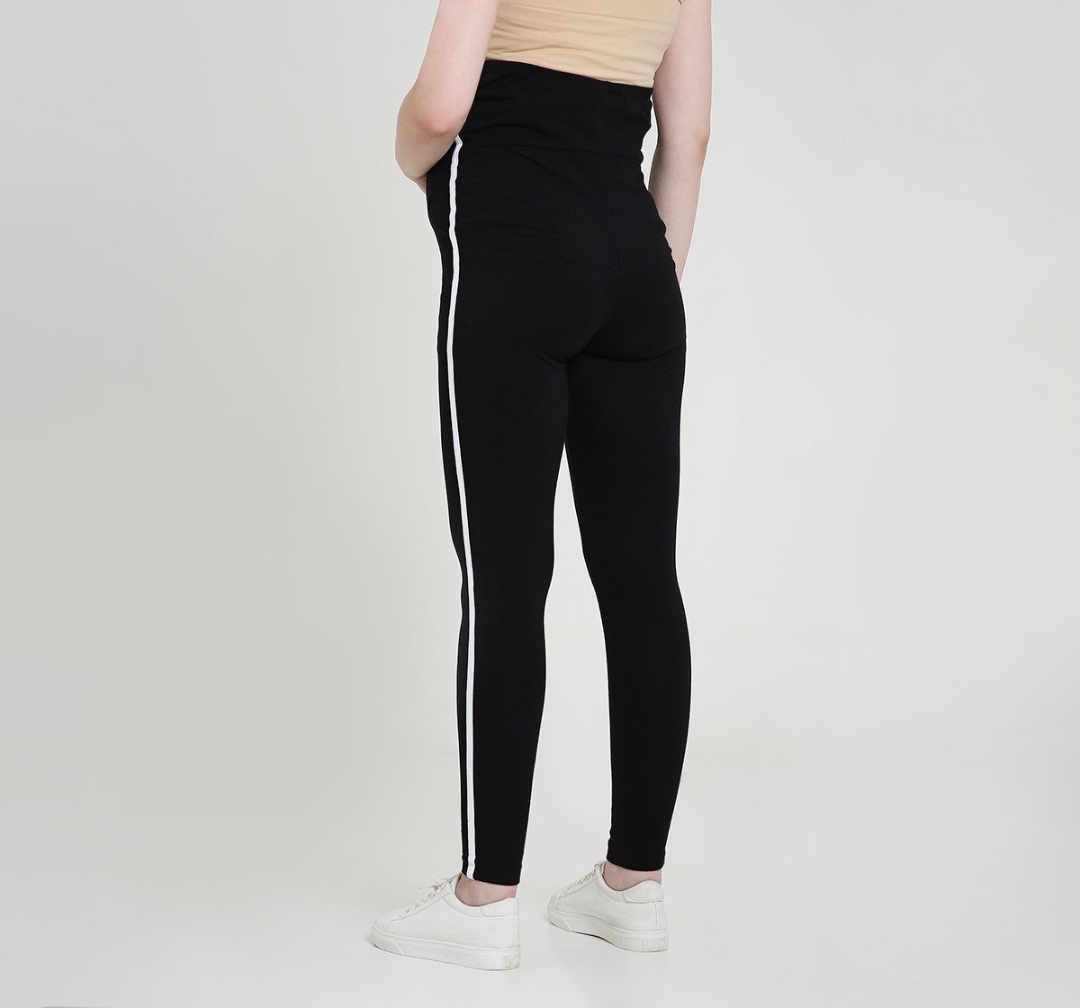 Maternity Leggings  Solid Black