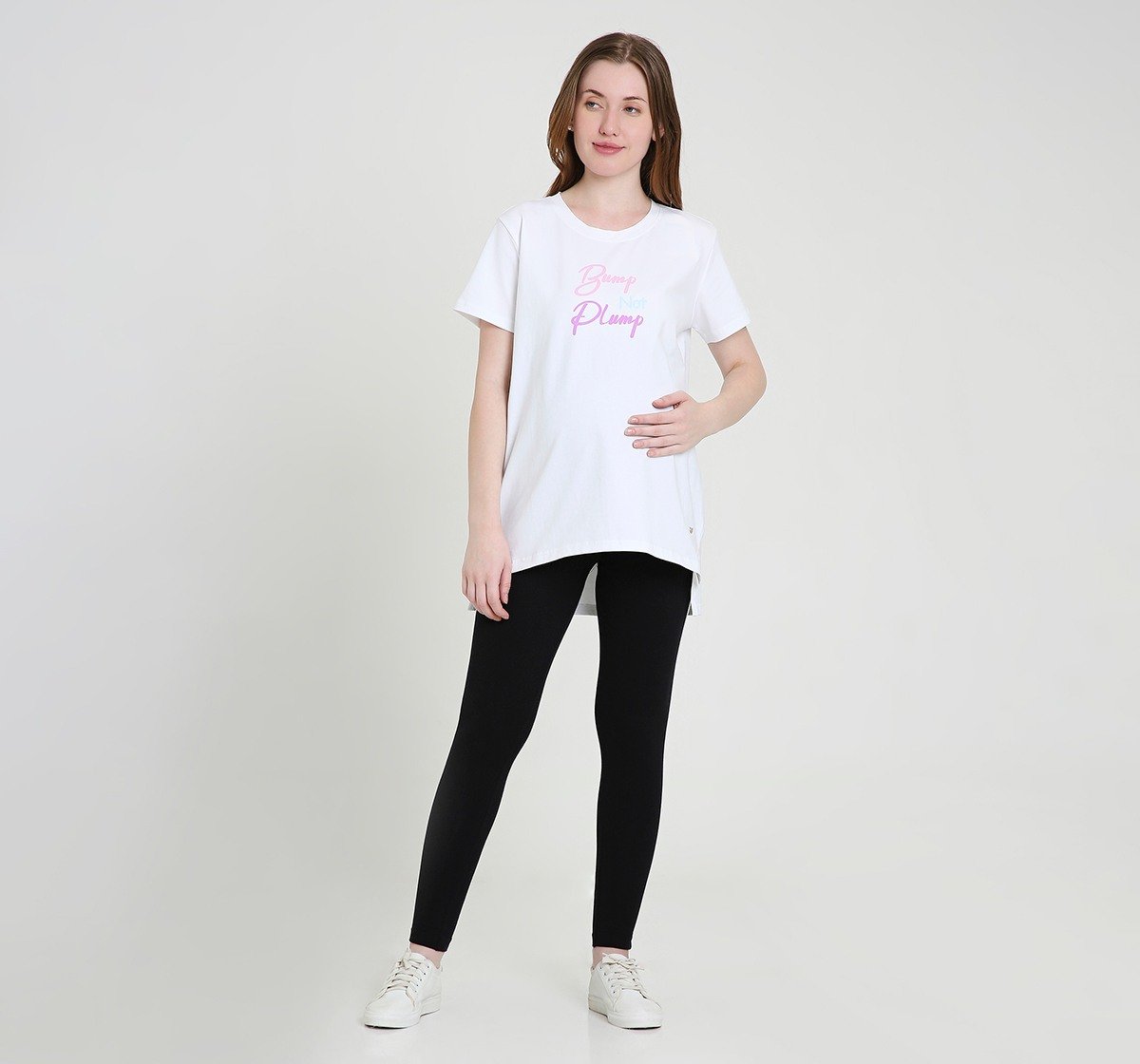 Maternity Leggings  Solid Black