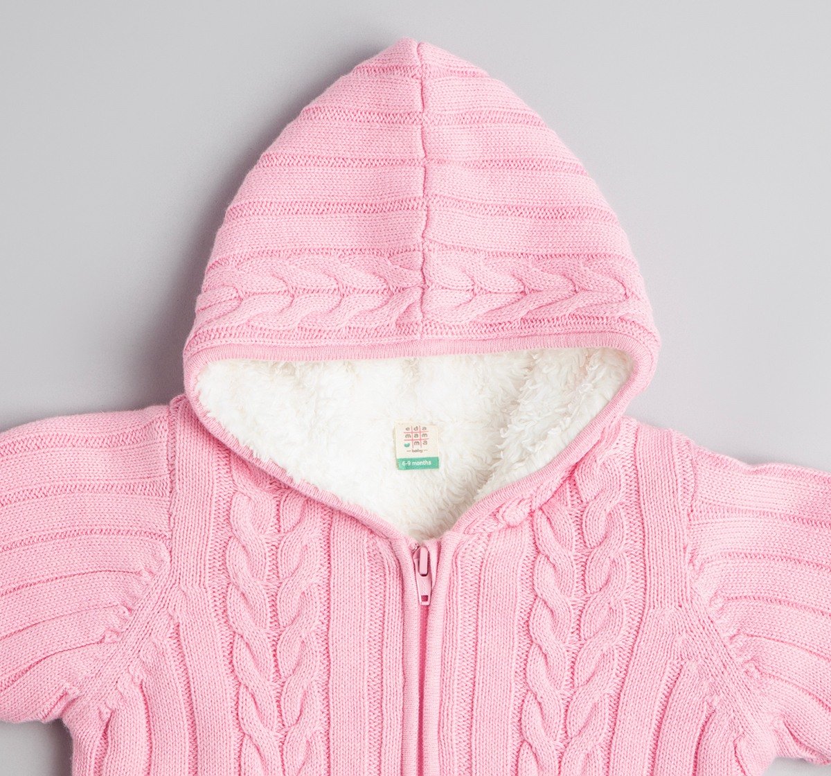 INFANT BOYS HEAVY WINTER JACKET, PINK