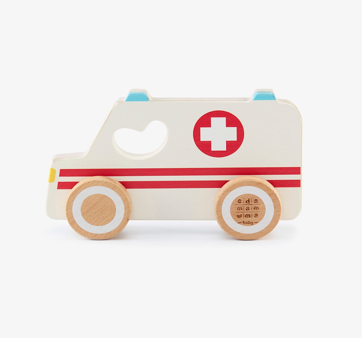 Ed-a-Mamma Wooden Vehicle - Ambulance