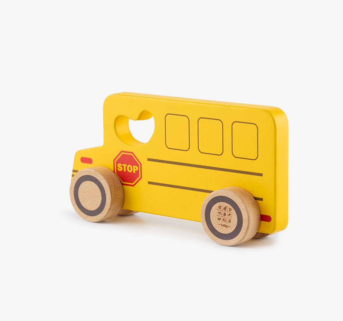 Ed-a-Mamma Wooden Vehicle - School Bus