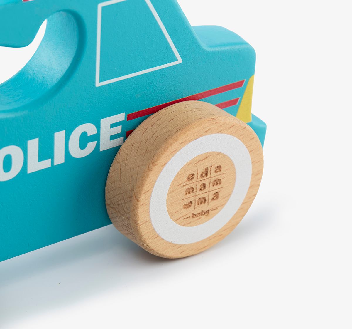 Ed-a-Mamma Wooden Vehicle - Police Car