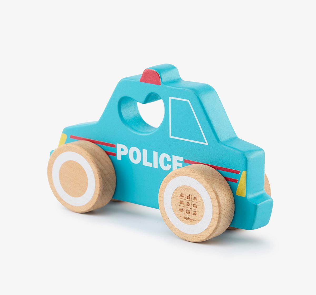 Ed-a-Mamma Wooden Vehicle - Police Car