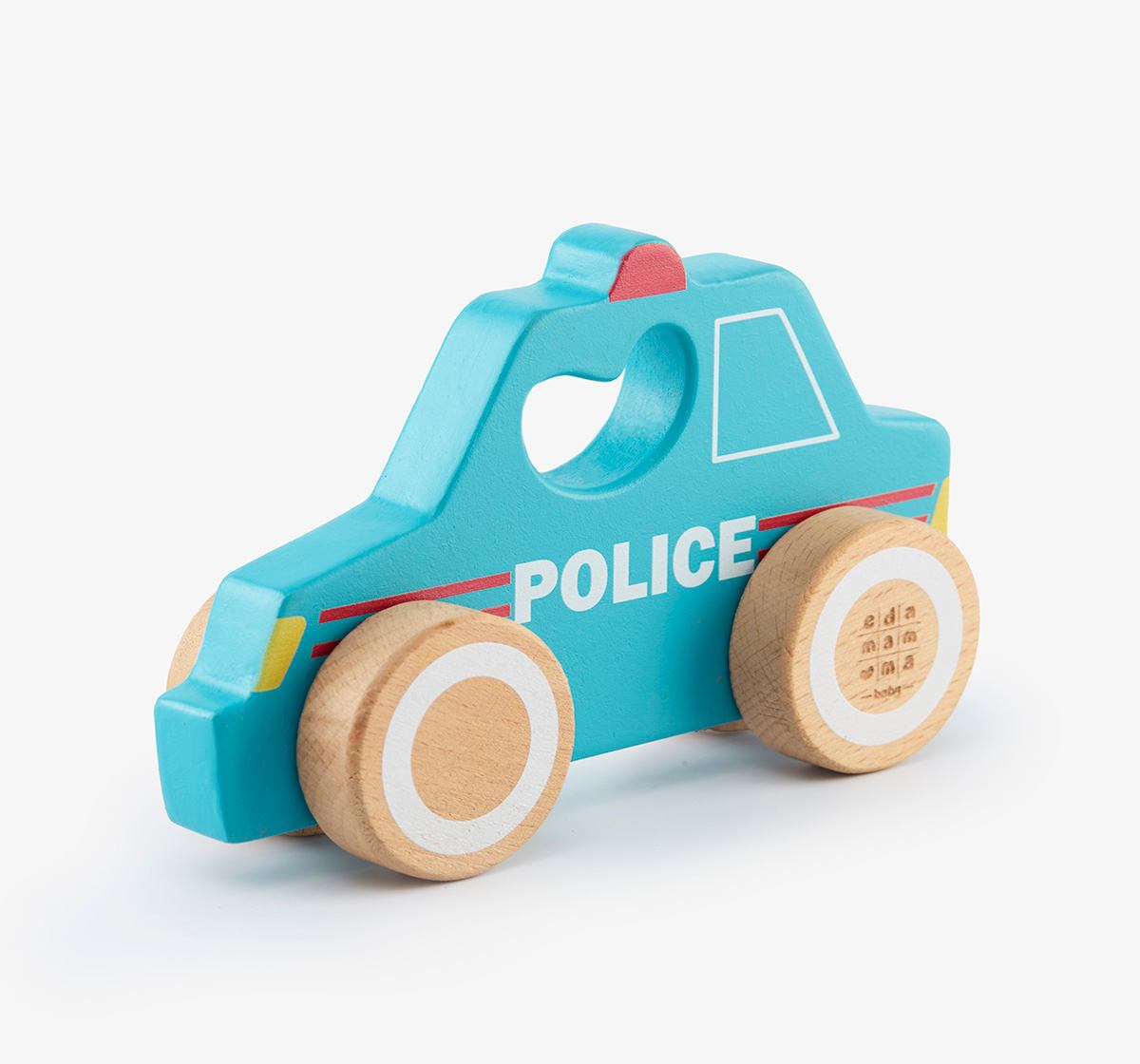 Ed-a-Mamma Wooden Vehicle - Police Car