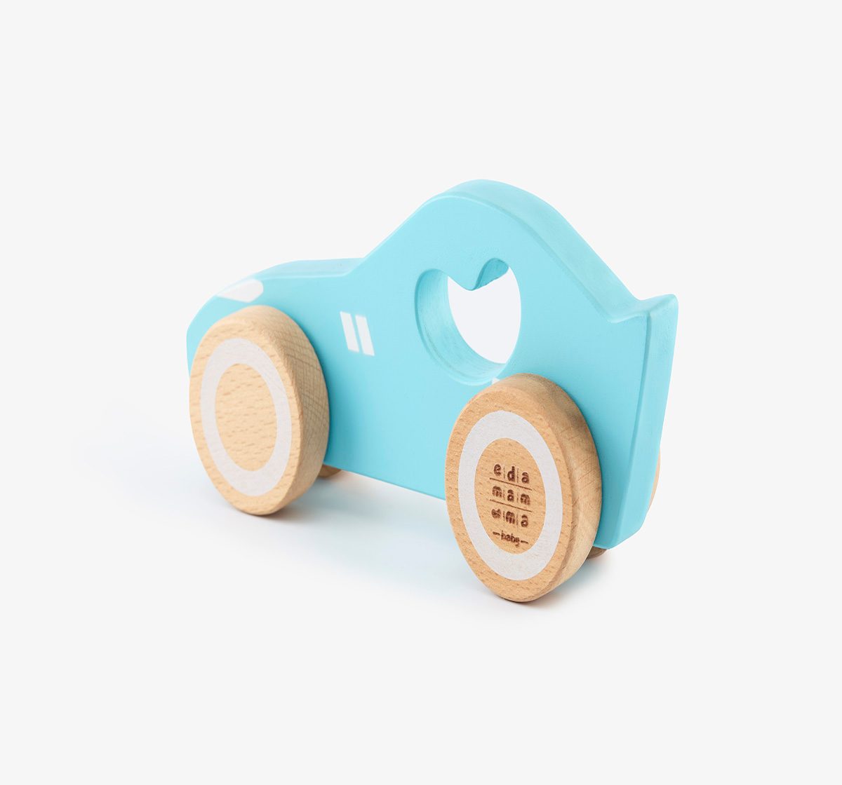 Ed-a-Mamma Wooden Vehicle - Car Blue