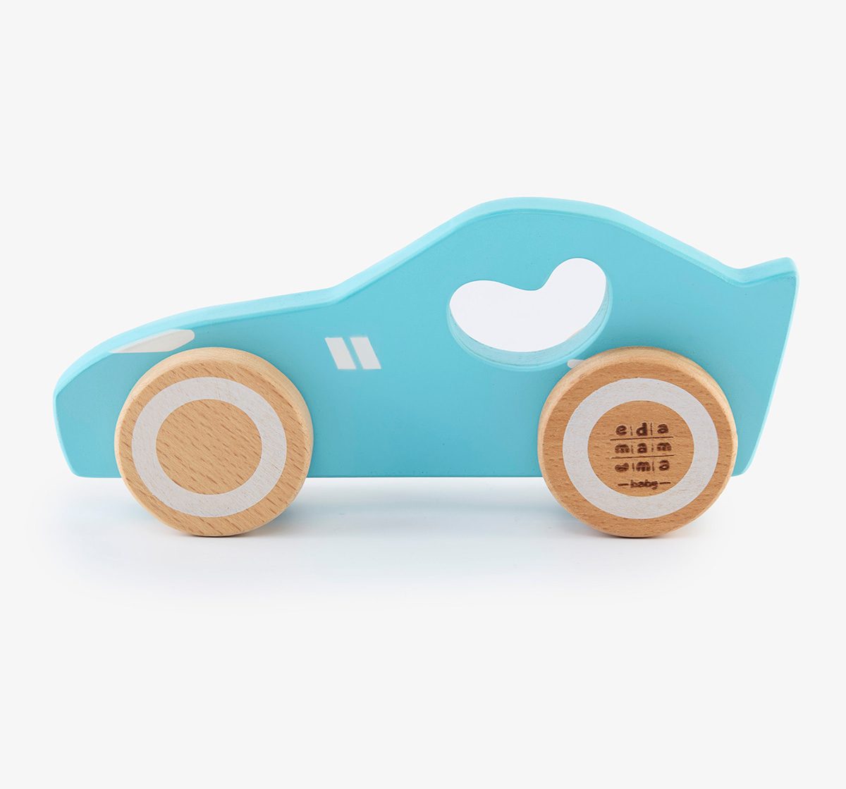 Ed-a-Mamma Wooden Vehicle - Car Blue