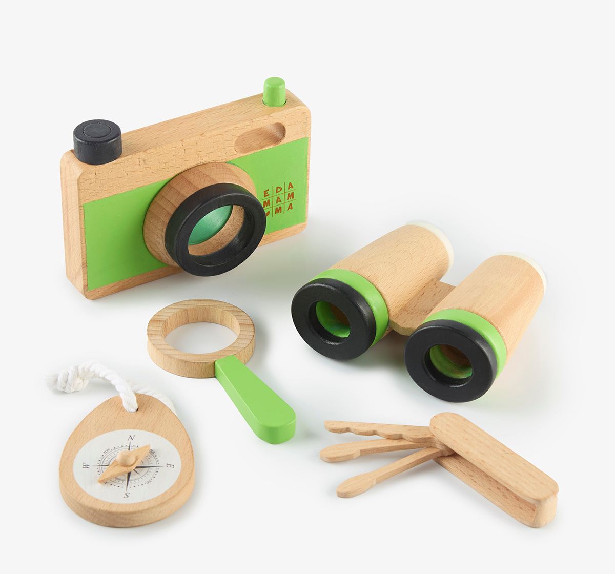 Ed-a-Mamma Wooden Pretend Play - Adventure Kit (5 Pcs)