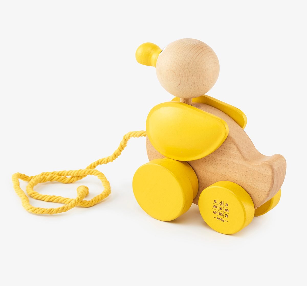 Ed-a-Mamma Wooden Pull Toy - Duck