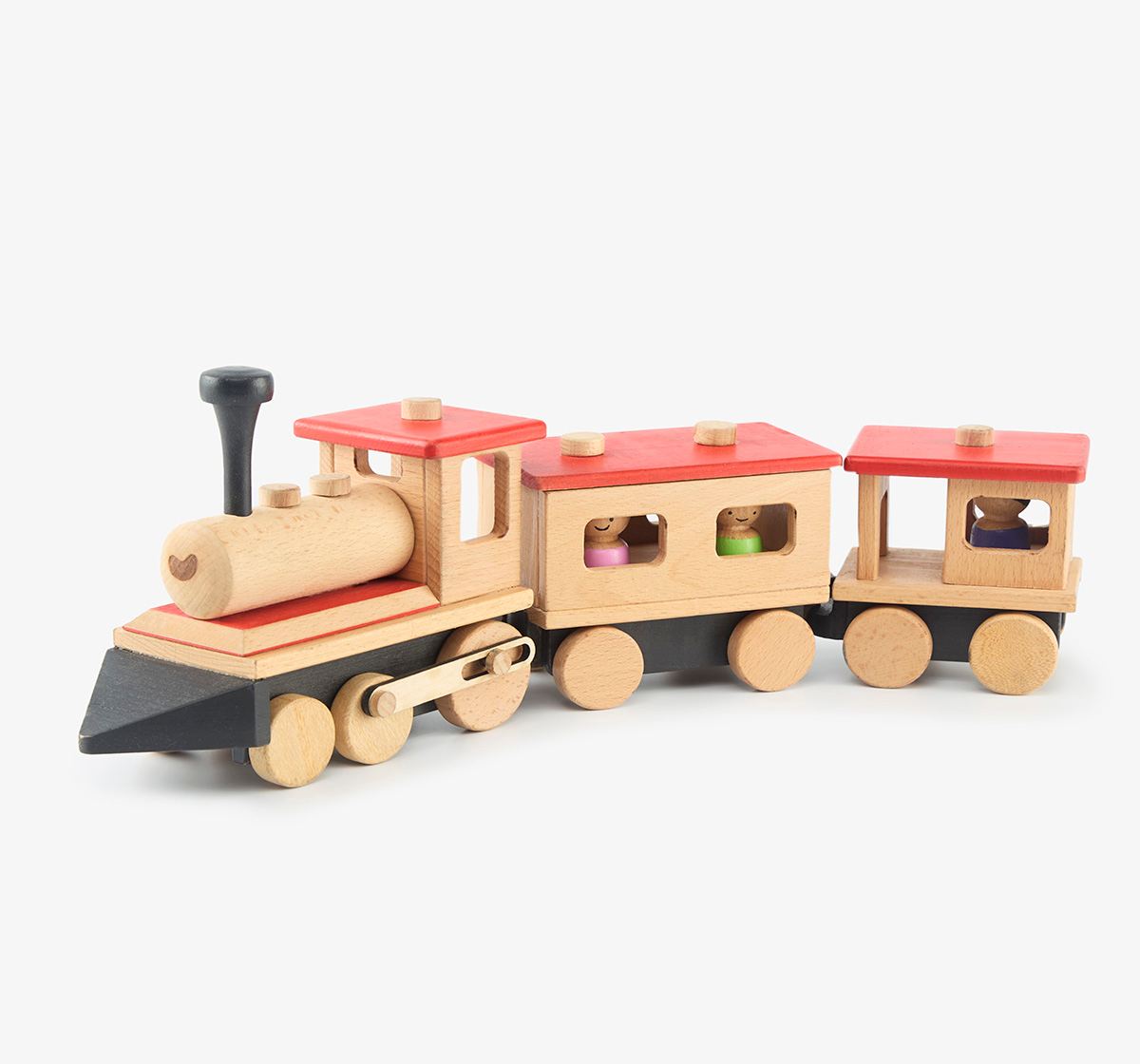 Ed-a-Mamma Wooden Train Set (3Pcs)