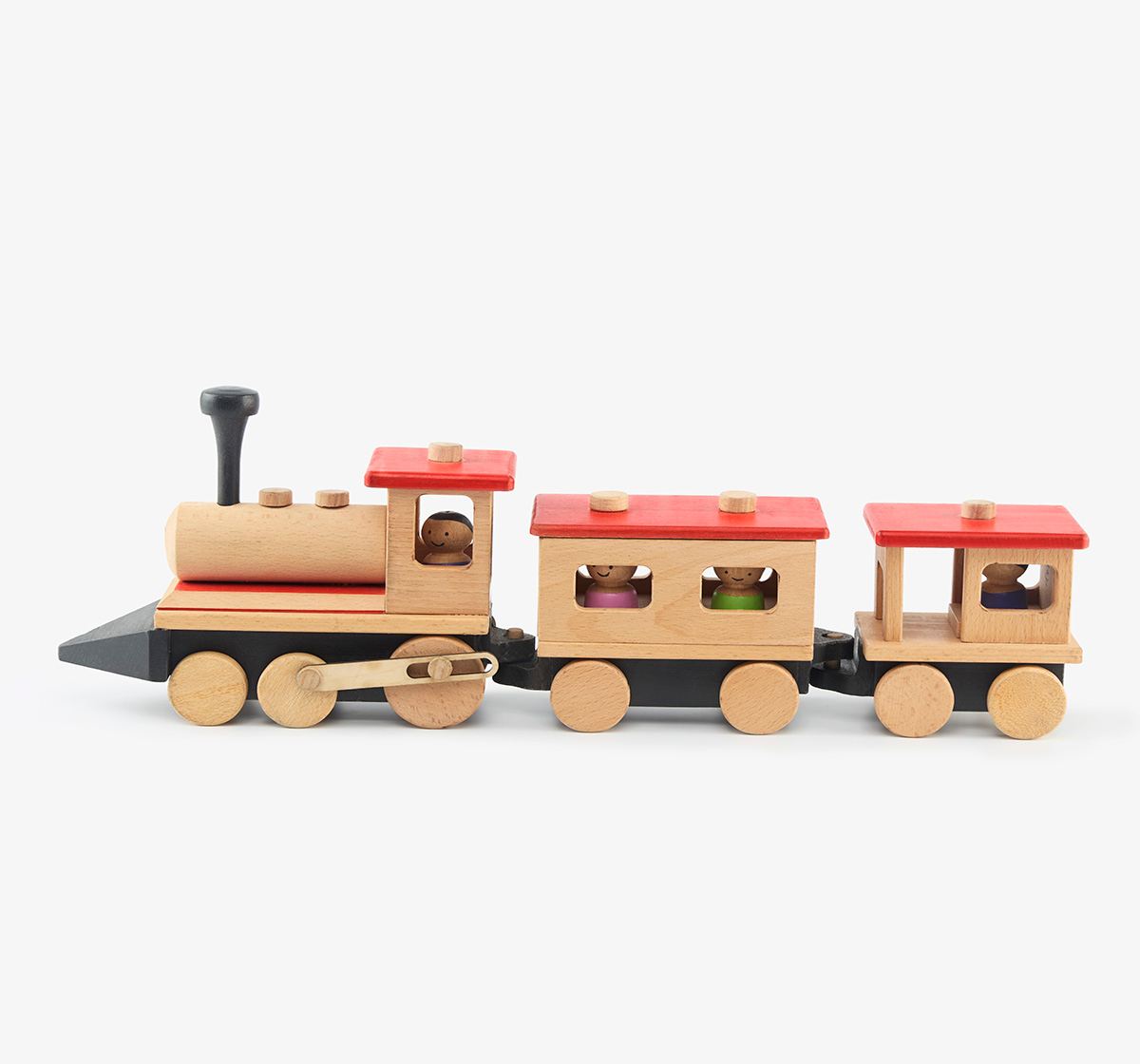 Ed-a-Mamma Wooden Train Set (3Pcs)