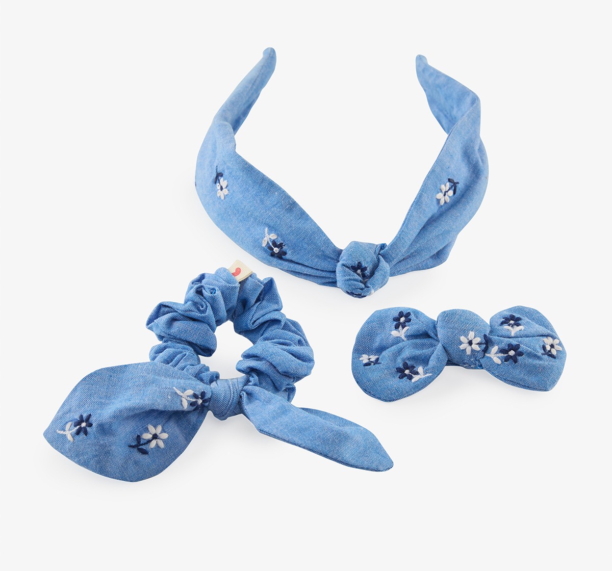 Hairband, Hairclip & Scrunchies Hair Accessories Gift Set - 3 Pcs