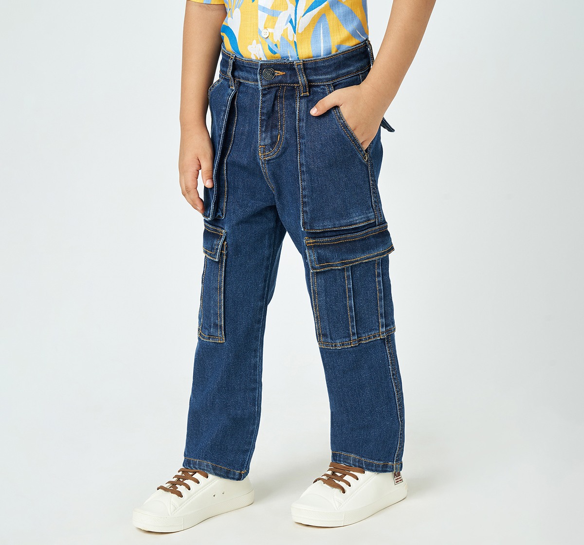 Boys raw wash denim Jeans Navy