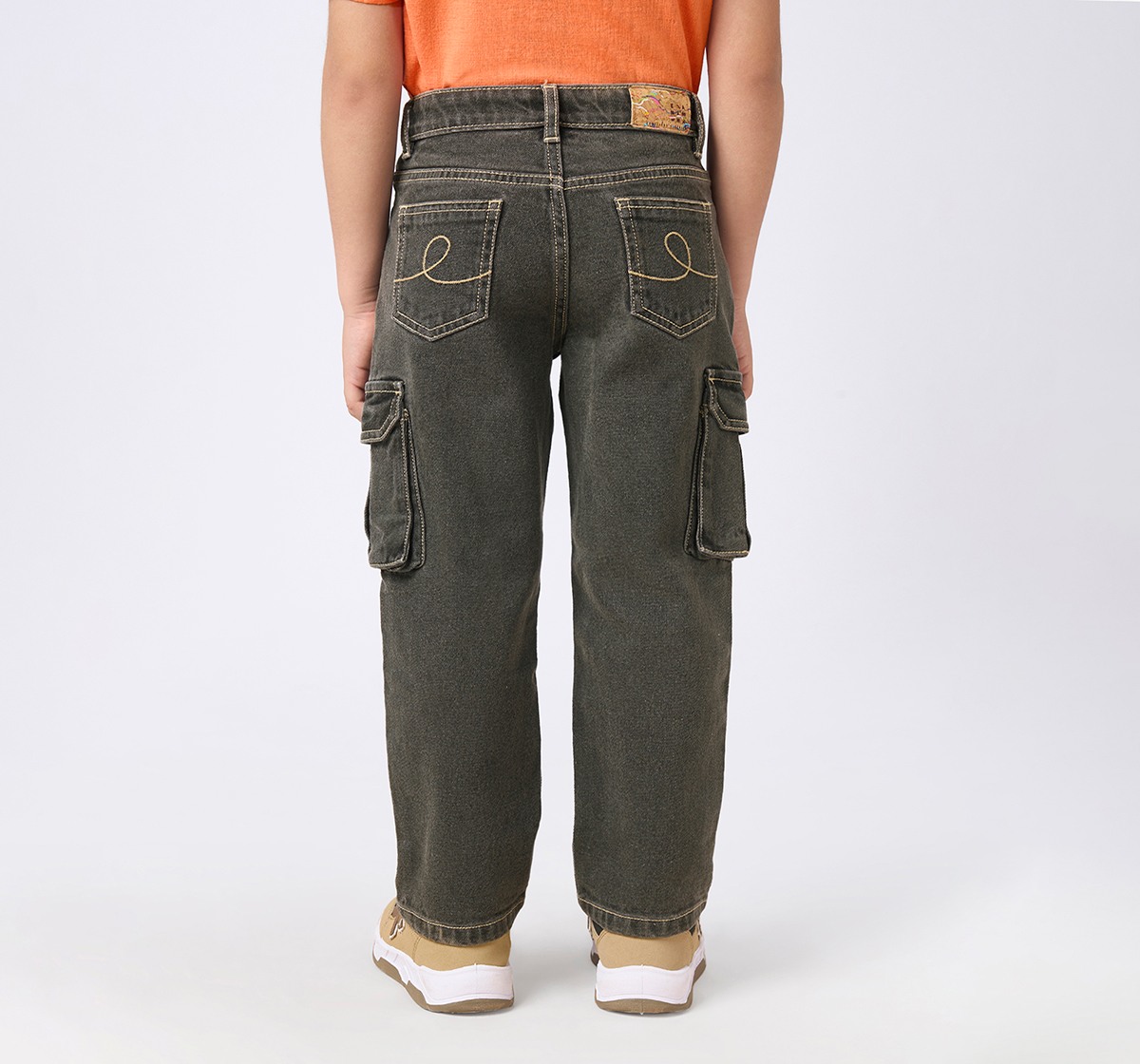 Boys Stretchable Denim Washed Jeans