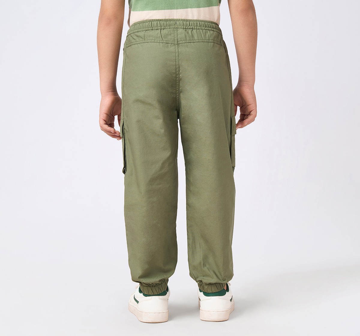 Boys woven joggers Olive