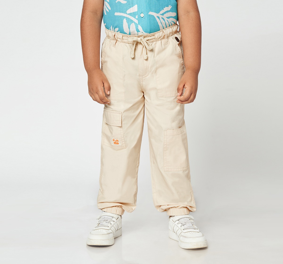 Boys woven joggers Beige
