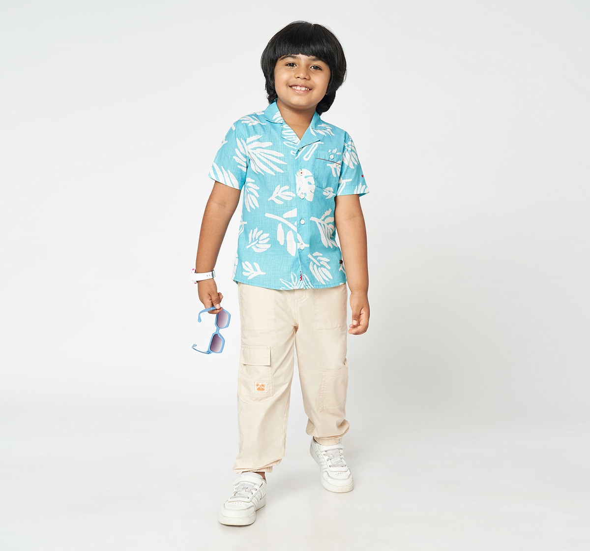 Boys woven joggers Beige