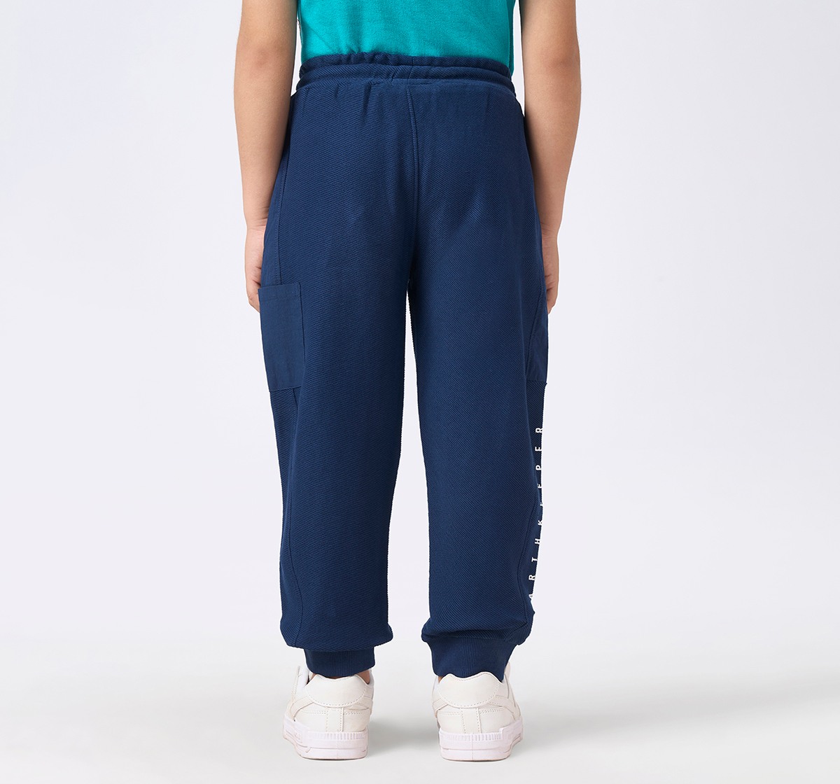 Boys knit joggers  Navy