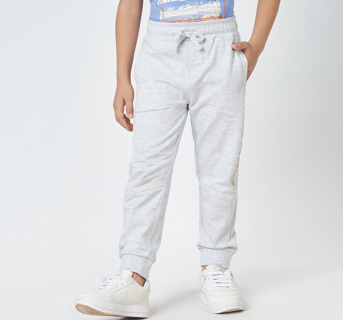Boys knit joggers Grey