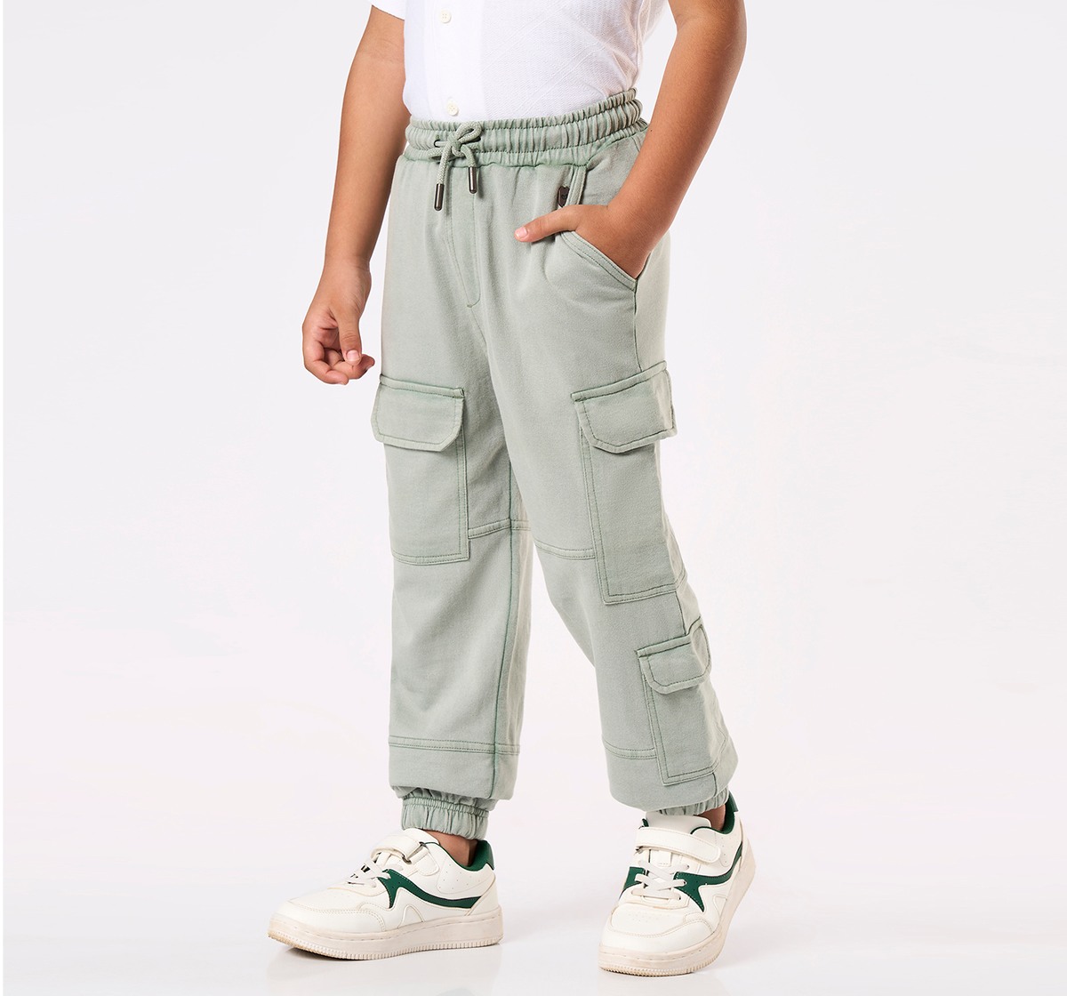 Boys' Utility Cargo Joggers – Sage Green