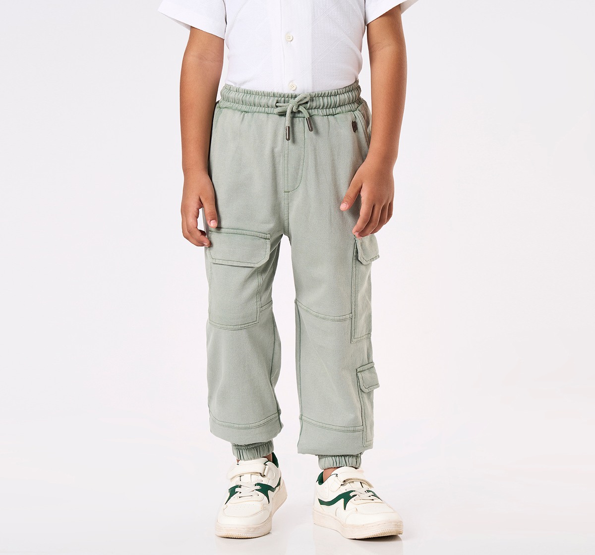 Boys' Utility Cargo Joggers – Sage Green