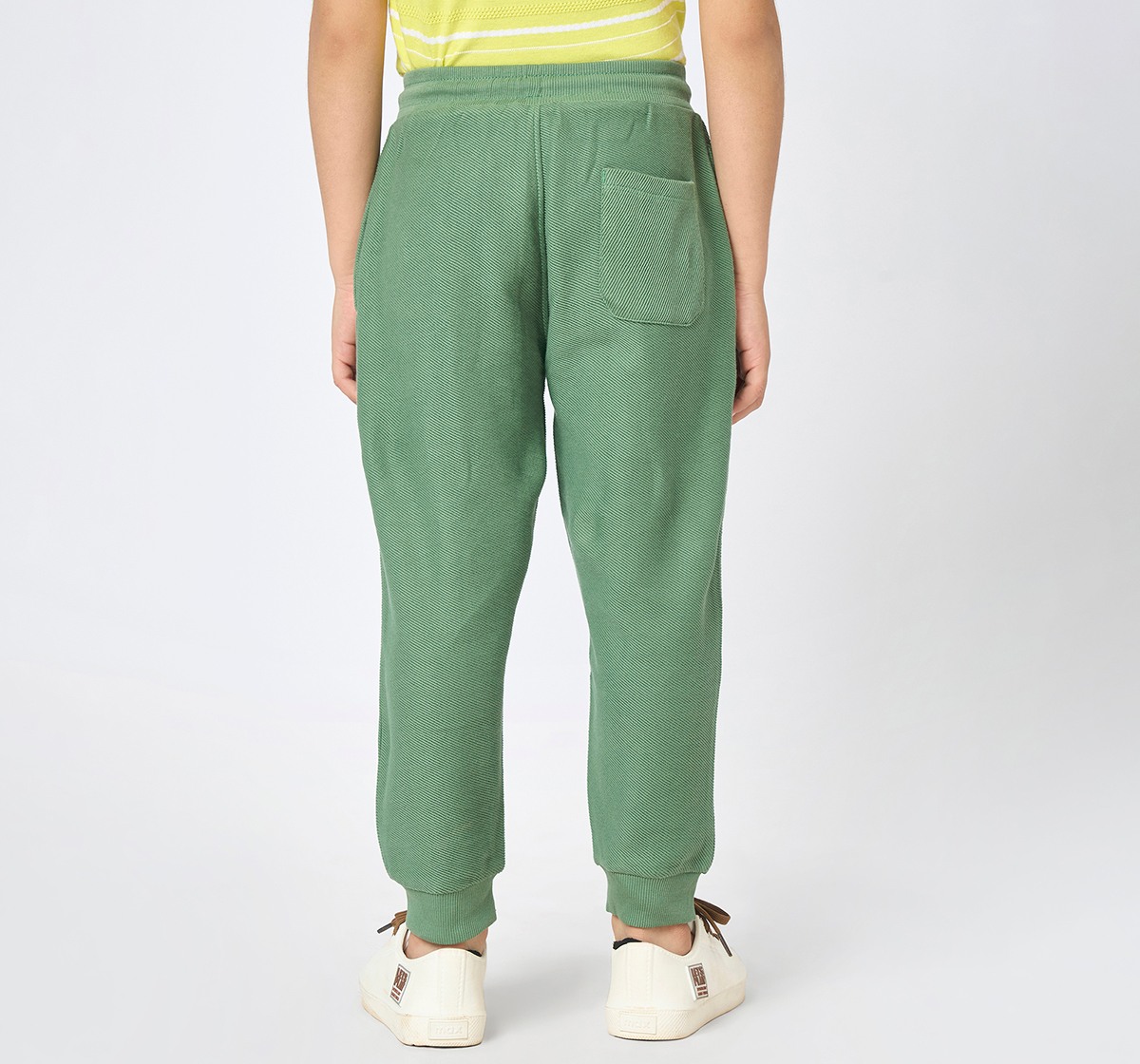 Boys knit joggers Olive