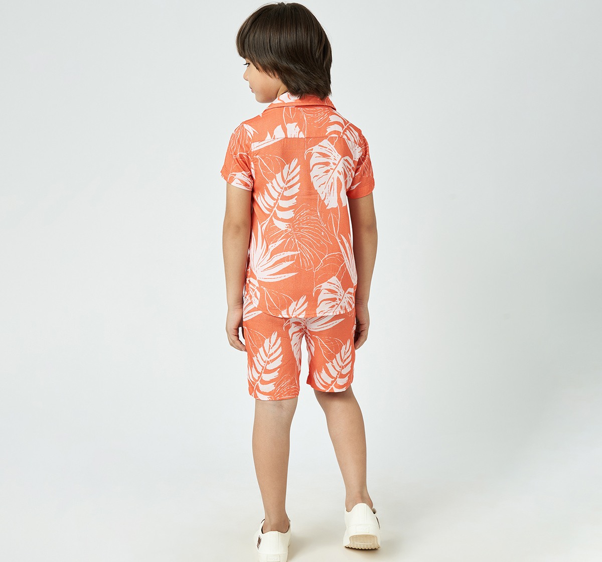 Boys shirt & shorts set Orange