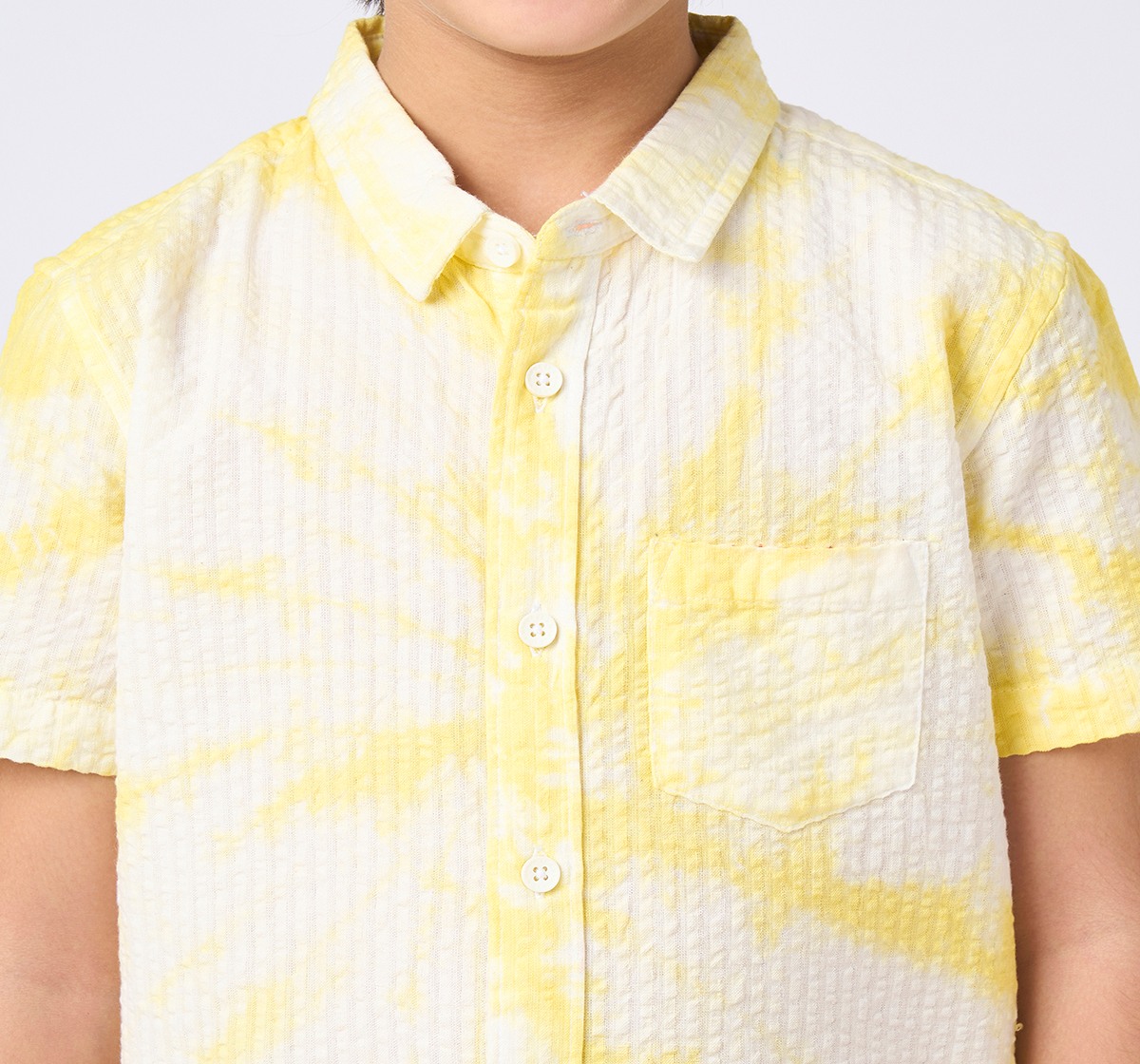 Boys shirt & shorts set Yellow