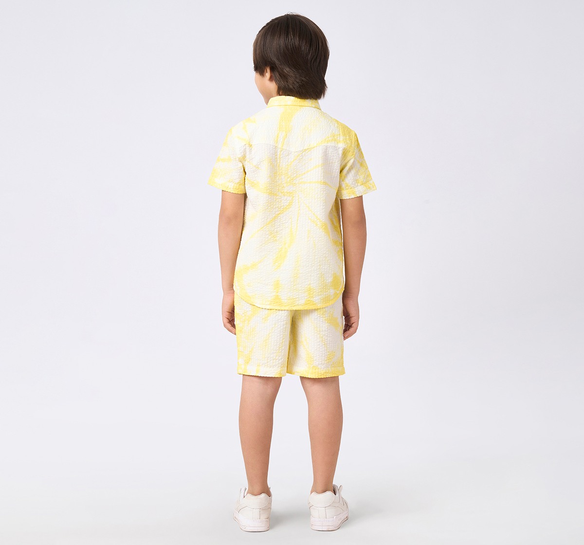 Boys shirt & shorts set Yellow