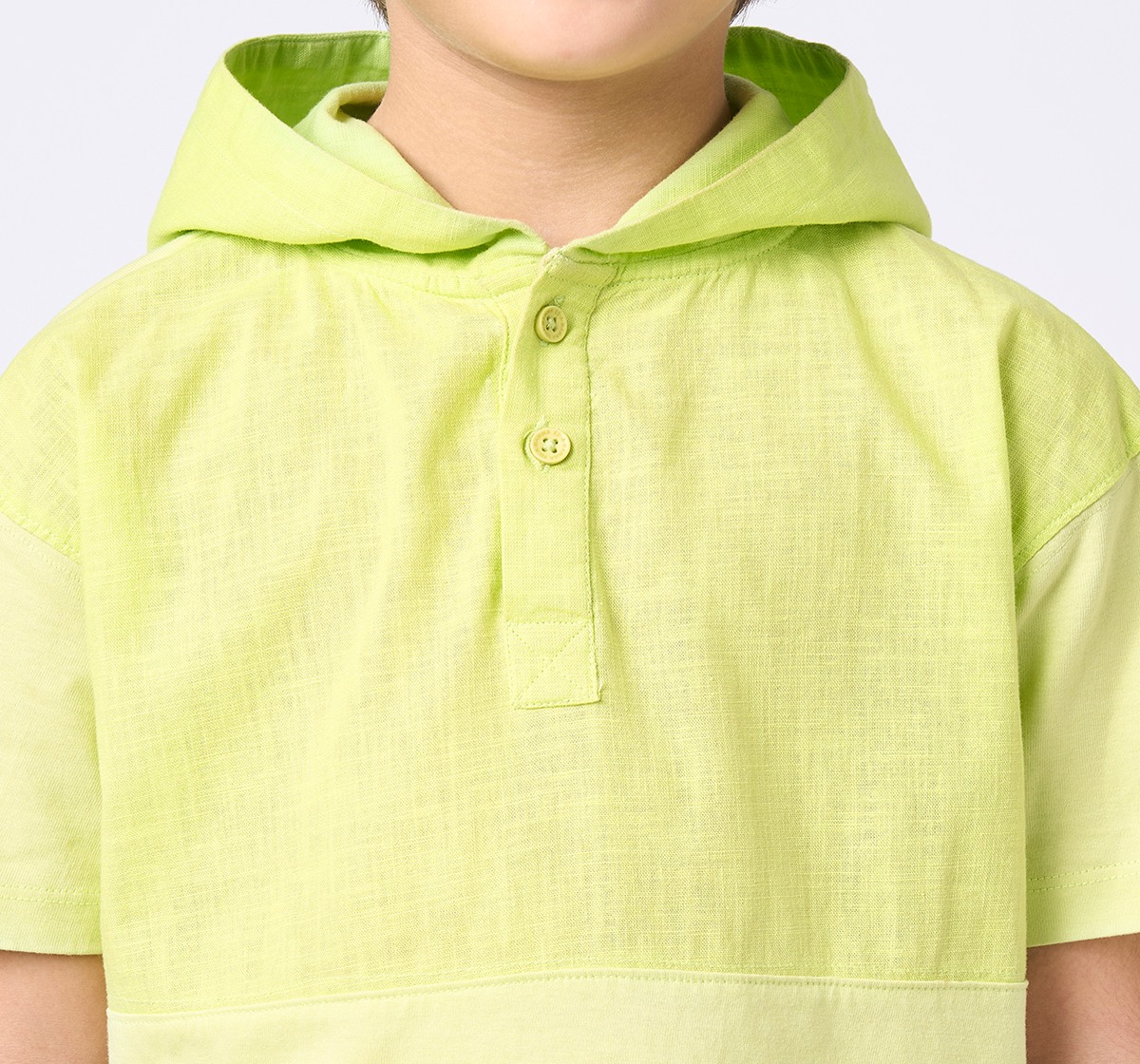 Boys Shirt & Shorts set Yellow